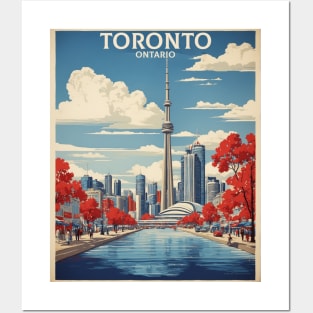 Toronto Canada Vintage Retro Tourism Posters and Art